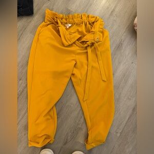 No Boundaries Women's Golden Yellow Joggers